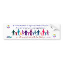 Gandhi quote Bumper Sticker bumper stickers