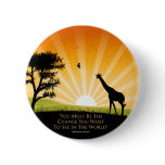Gandhi Quote Pinback Button
