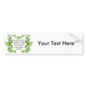 Gandhi Quote: Earth Provides  Enough to Satisfy .. bumper stickers