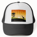 Gandhi Quote hats