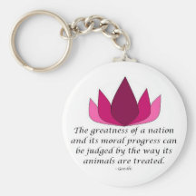Gandhi Quote Key Chains