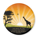 Gandhi Quote magnets