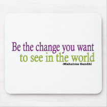 Gandhi Quote Mouse Pad
