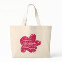 Gandhi Quote on a Flower bags