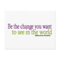 Gandhi Quote postcards