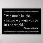Gandhi Quote Print