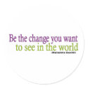 Gandhi Quote stickers