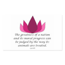 Gandhi Quote Sticker