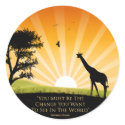 Gandhi Quote stickers