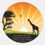 Gandhi Quote Sticker
