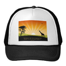 Gandhi Quote Trucker Hats
