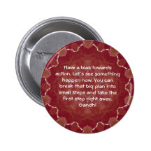 Gandhi Wisdom Quotation Saying about Action Button