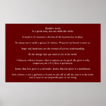 Gandhi's words on justice and compassion posters