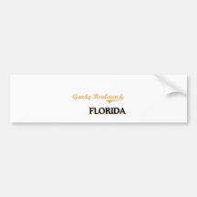 Gandy Boulevard Florida Classic Bumper Sticker