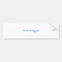 Gandy Boulevard Florida Classic Design Bumper Sticker