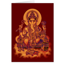 Ganesh - Remover of Obstacles Greeting Card