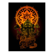 Ganesha 02 ポストカード