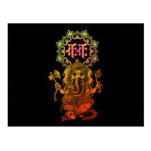 Ganesha bonji 2 はがき