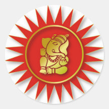 Ganesha Design Stickers