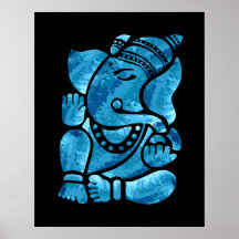 Ganesha Painting Poster
