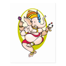 Ganesha Postcard