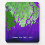 Ganges River Delta Satellite Image - India Mousepad