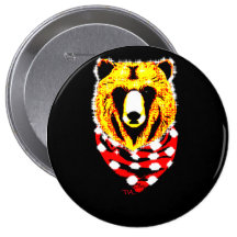 Gangsta Bear Baby bandanna Pin