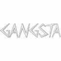 Gangsta embroidered shirts