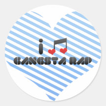 Gangsta Rap Sticker