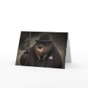 Gangster Bear Card