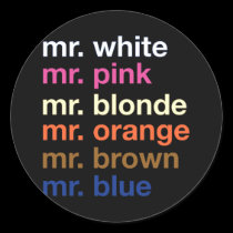 Gangster Colours stickers
