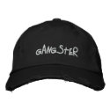 GANGSTER embroidered hats