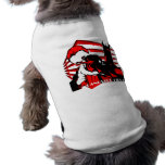 Gangster Girl With Gun Pet T Shirt