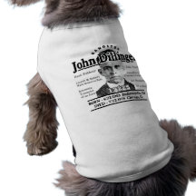 Gangster John Dillinger Doggie Tshirt