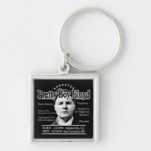 Gangster Pretty Boy Floyd Keychain