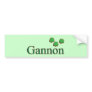 Gannon Family Bumper Sticker