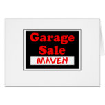 Garage Sale Maven Card