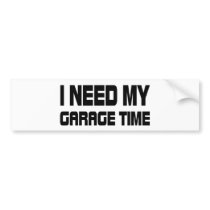 GARAGE TIME BUMPER STICKERS