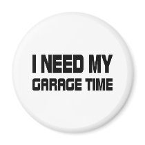GARAGE TIME REFRIGERATOR MAGNET