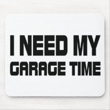 GARAGE TIME MOUSE PAD