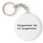 Garbage in, garbage out. keychains