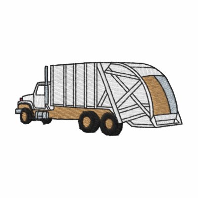 Garbage Truck Embroidered Jacket by ZazzleEmbroidery