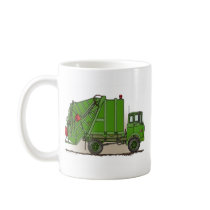 Garbage Truck Green Coffee Mug