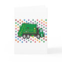 garbage truck Ornaments cards