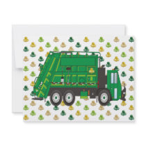 Garbage Truck Shamrocks Announcement