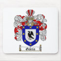 GARCIA FAMILY CREST -  GARCIA COAT OF ARMS mousepads