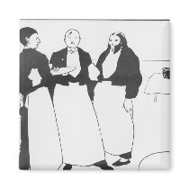 Garcons de Cafe Magnet