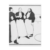 Garcons de Cafe Postcard