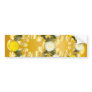 Garcya.us_8m#2 (3) gold yellow white flowers bumper sticker