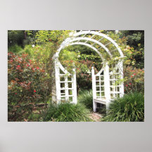 Garden Arch on Canvas Print